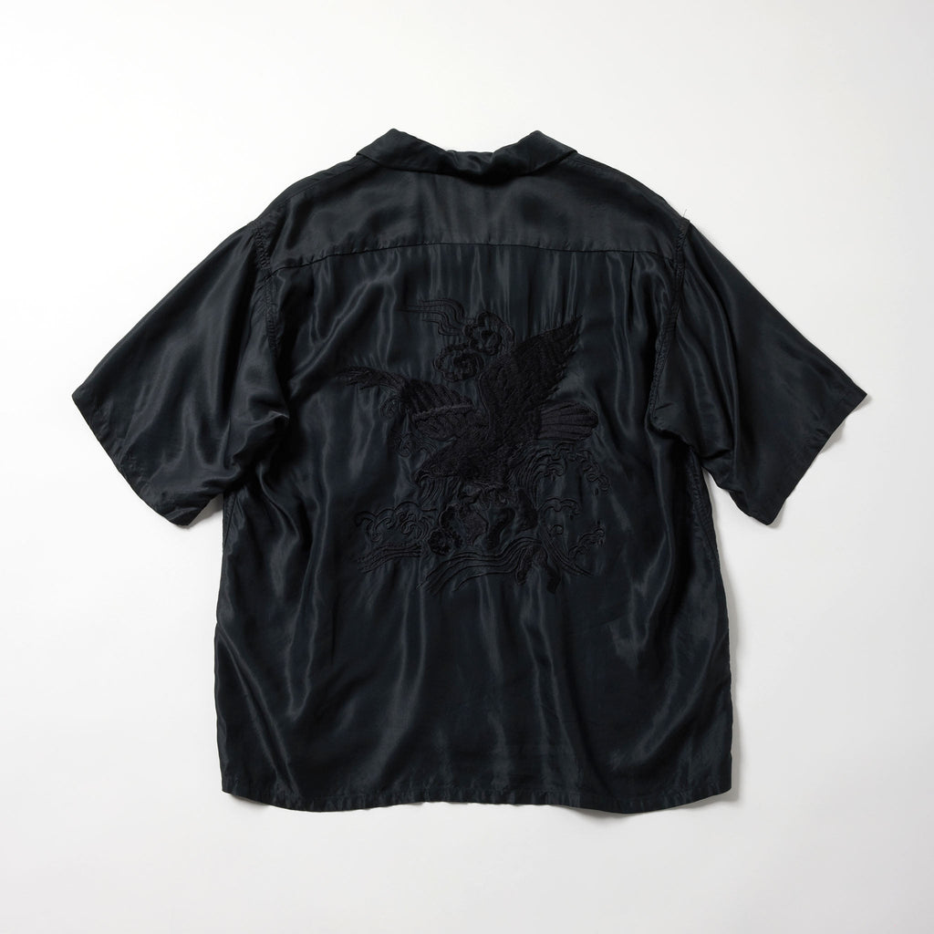 GL39432 / ACETATE SUKA SHIRT “EAGLE”