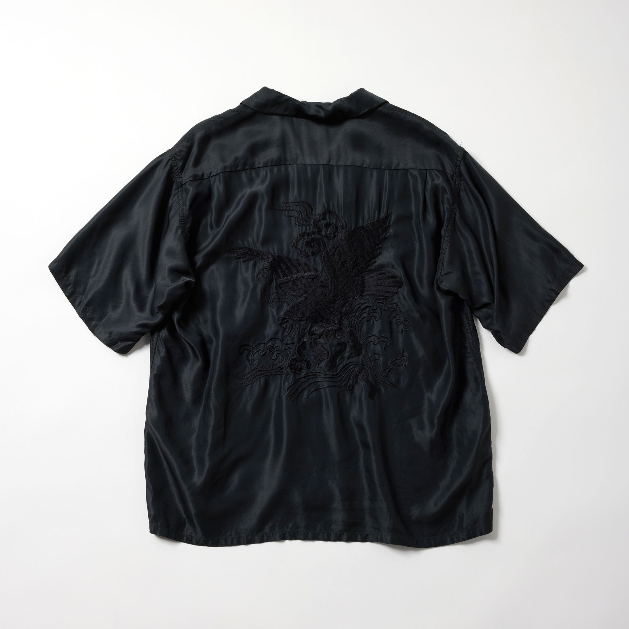 GL39432 / ACETATE SUKA SHIRT “EAGLE”