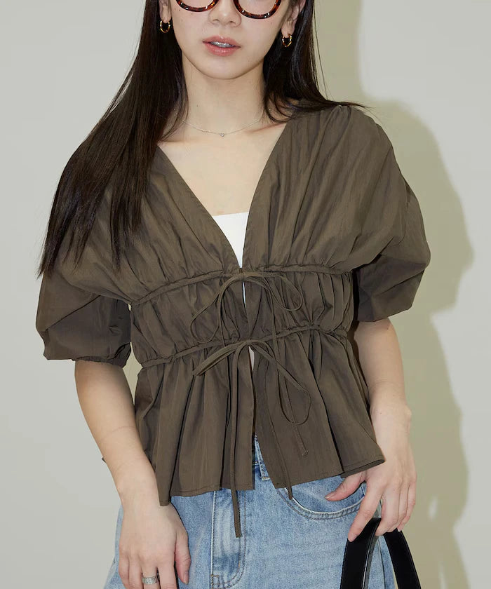 2WAY Shirring Blouse Limited Edition