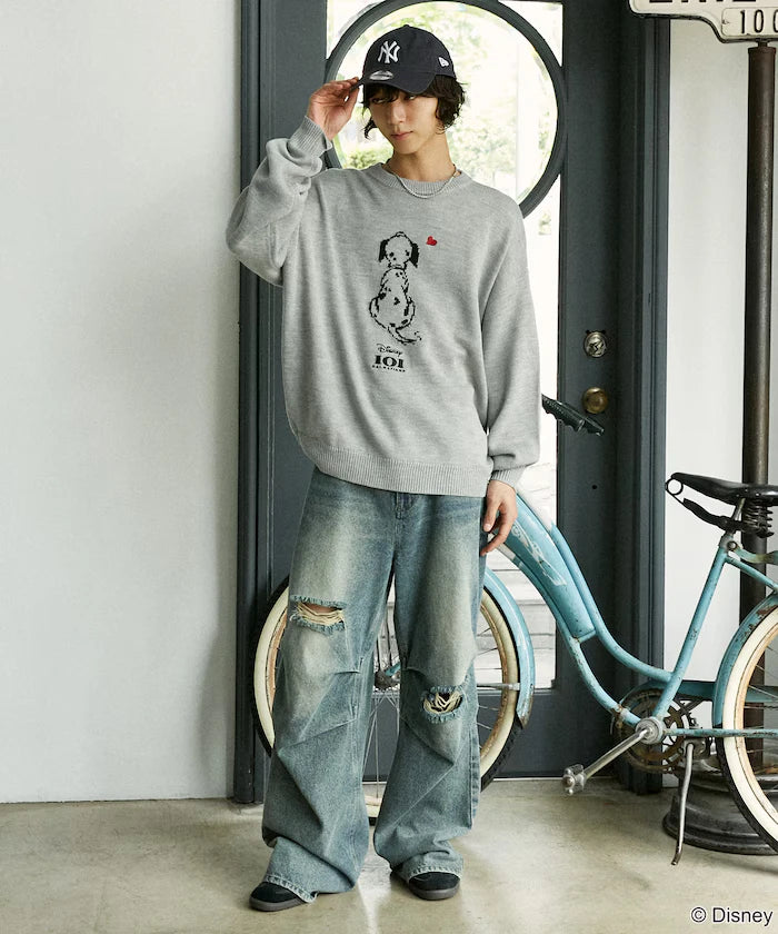 Special Order 101 DALMETIANS HEART KNIT