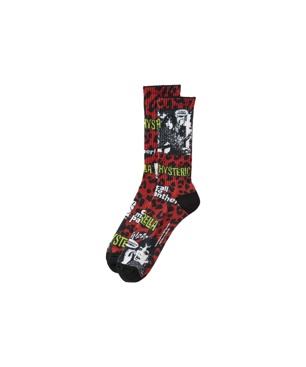 VAMPIRELLA/CALL ME PANTHER pattern sports socks
