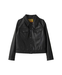 HYSTERIC ROLLERS Patch Short Leather Blouson
