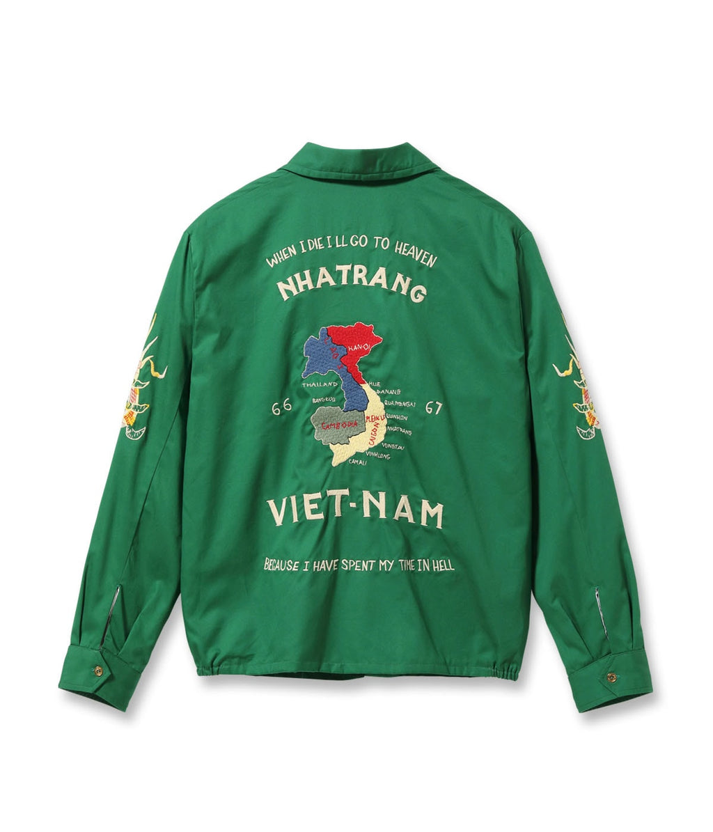 Mid 1960s Style Cotton Vietnam Jacket ���VIETNAM MAP���