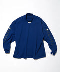 Heavy weight Jersey Mock Neck L/S Print Tee
