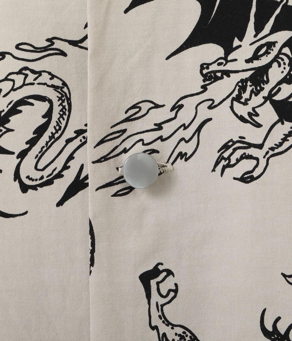 HIGH DENSITY RAYON OPEN SHIRT “RETURN OF THE DRAGON” by VINCE RAY