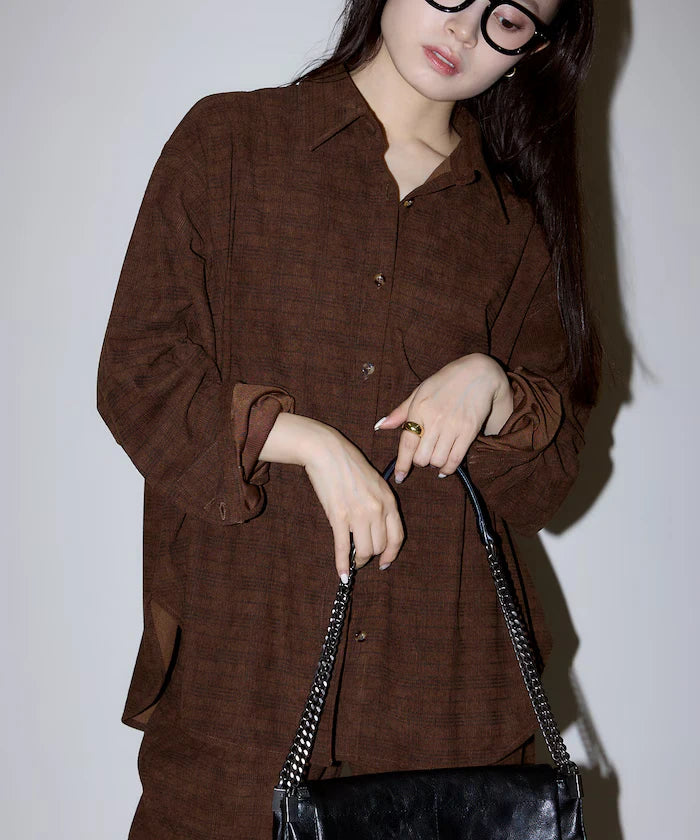 Big Silhouette Corduroy Shirt