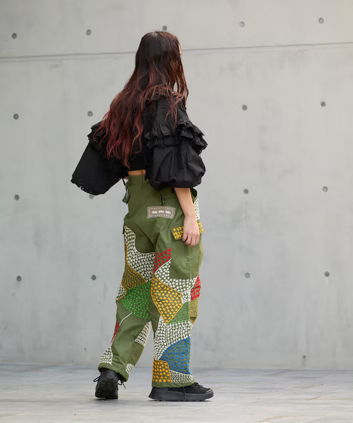 Vintage Hand-Stitched Remake Military Pants
