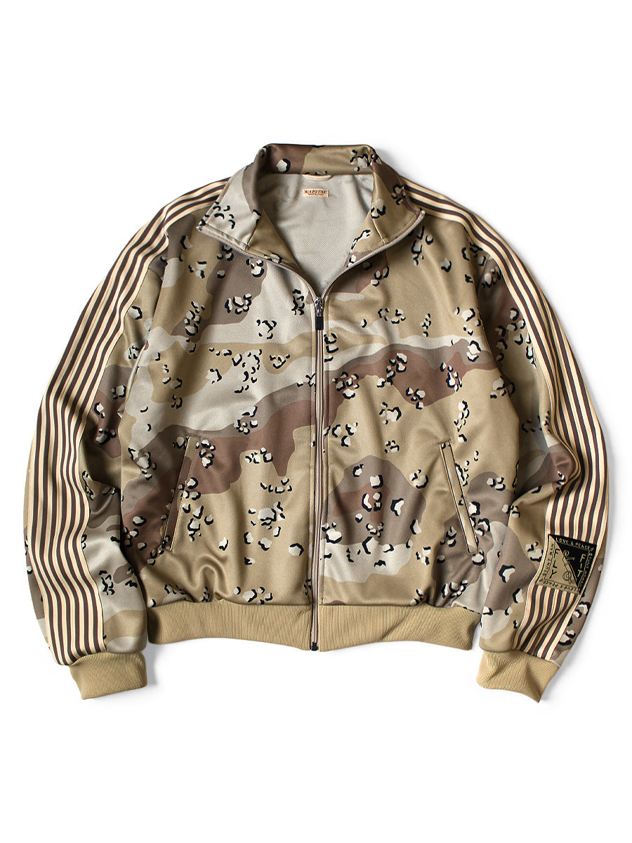 Smooth Jersey Chocolate Chip Camouflage Track Jacket
