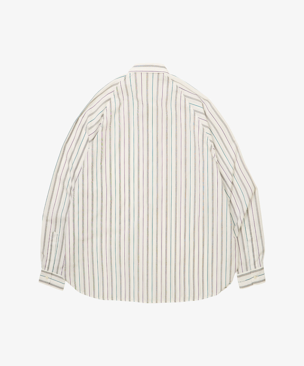popover shirt dead stock jacquard stripe