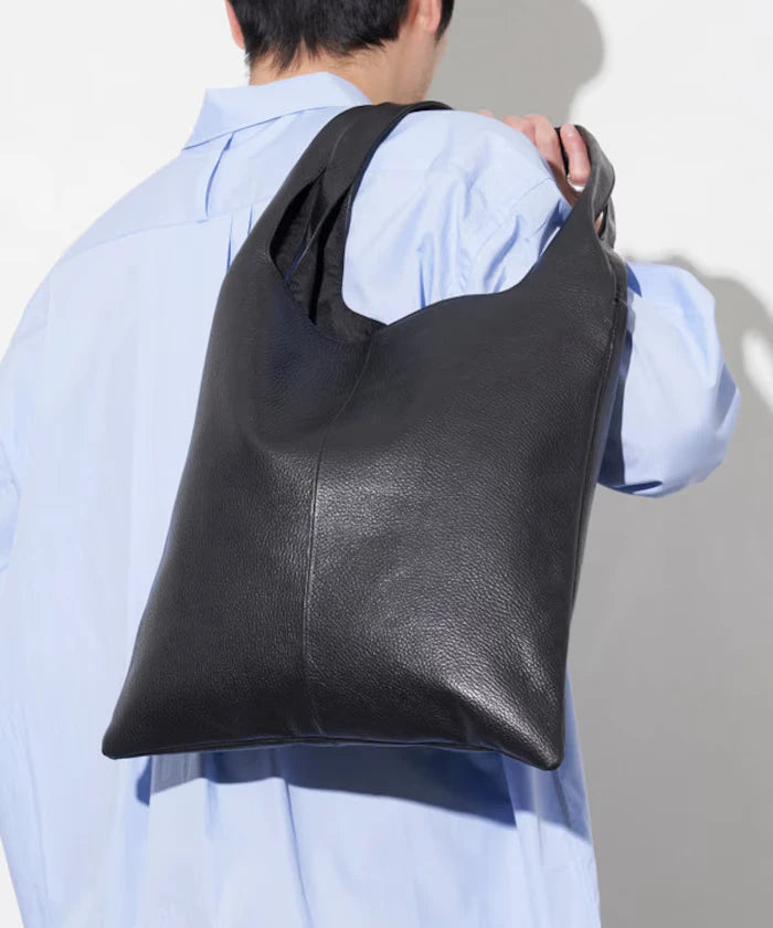 Leather Marche Bag / Leather Marche / Tote Bag / Cowhide / Water-repellent Leather