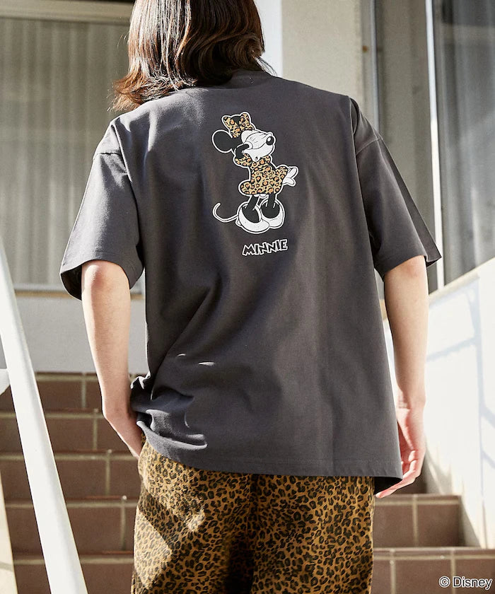 <Functional Material>Mickey Mouse & Minnie Mouse/Face T-Shirt Limited Edition