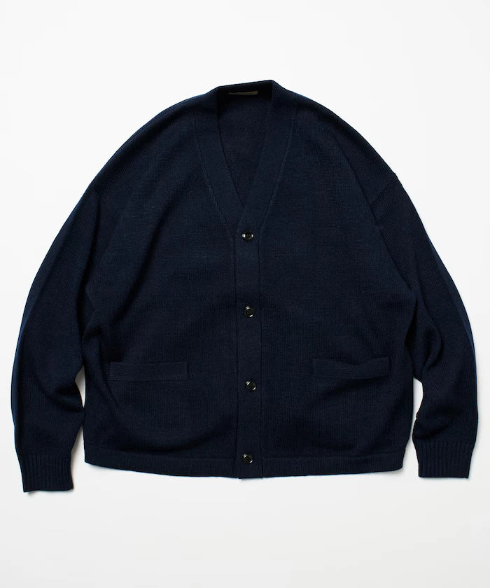 Relaxed Fit Easy Care Washable V-Neck Cardigan
