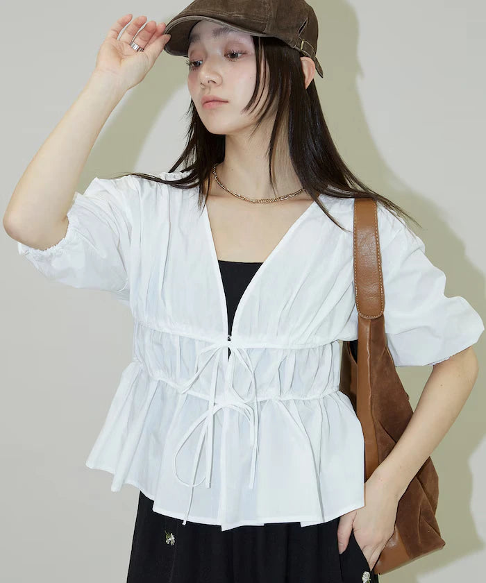 2WAY Shirring Blouse Limited Edition