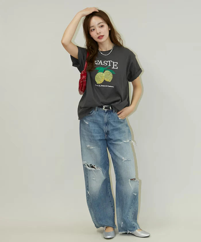 Lemon Embroidery T-shirt Limited Edition