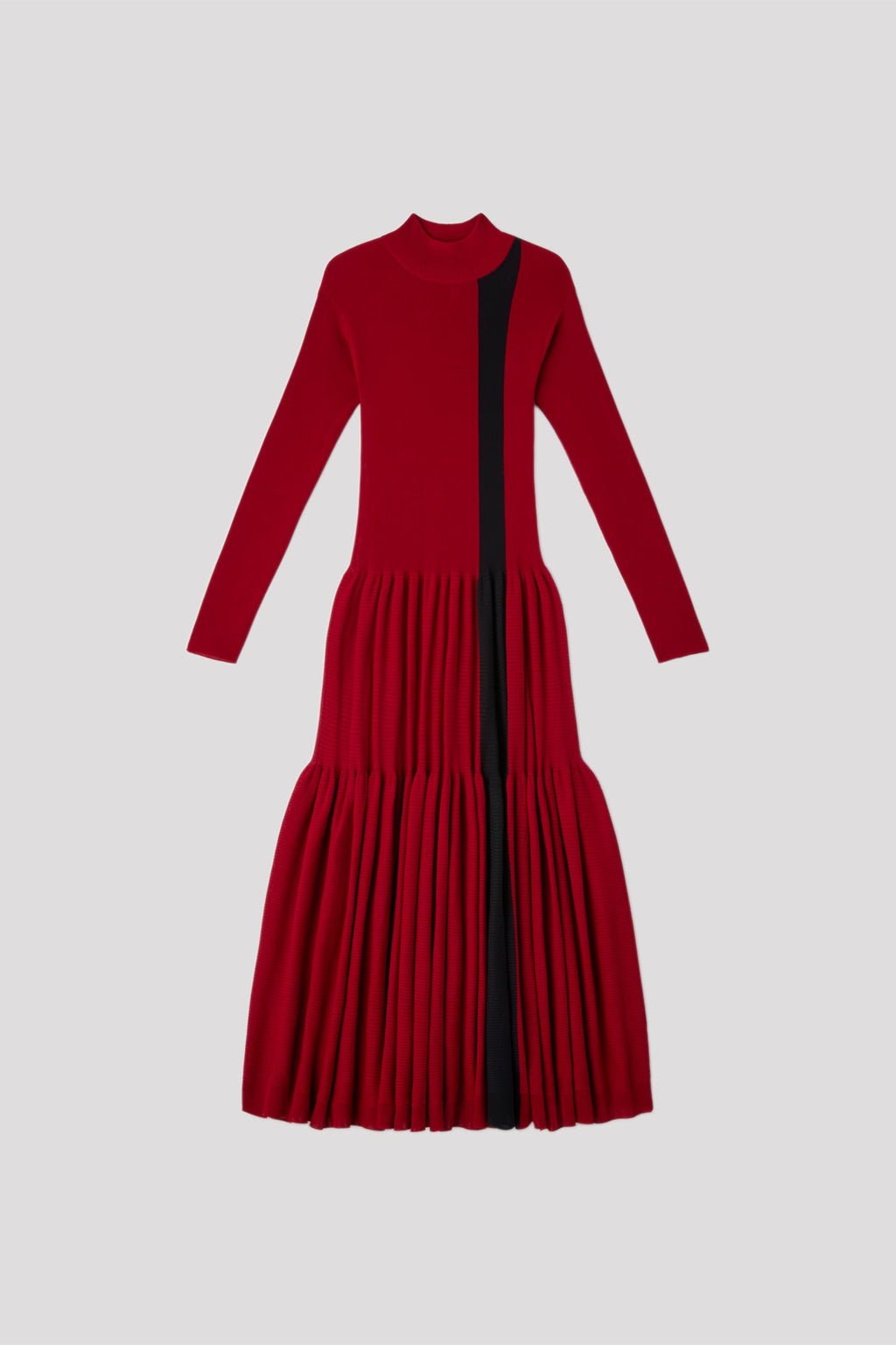 CASCADES MOCKNECK LONG SLEEVE DRESS