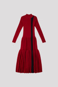 CASCADES MOCKNECK LONG SLEEVE DRESS