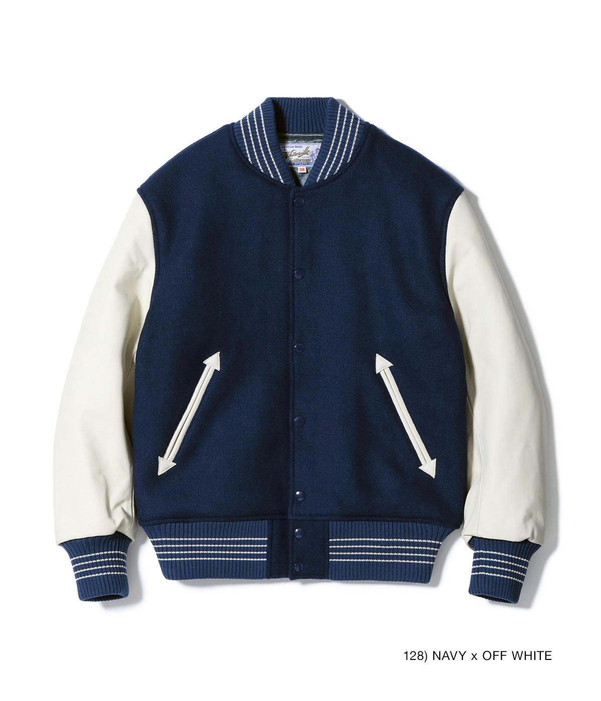 30oz. WOOL MELTON AWARD JACKET “SOLID”