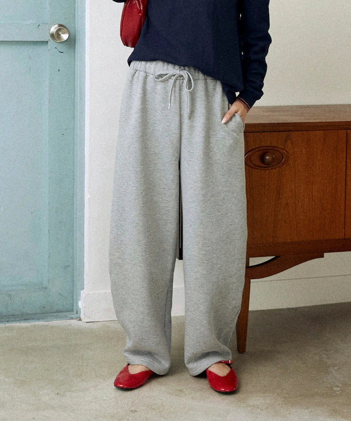 Brushed Back Sweat Curve Pants Limited Edition