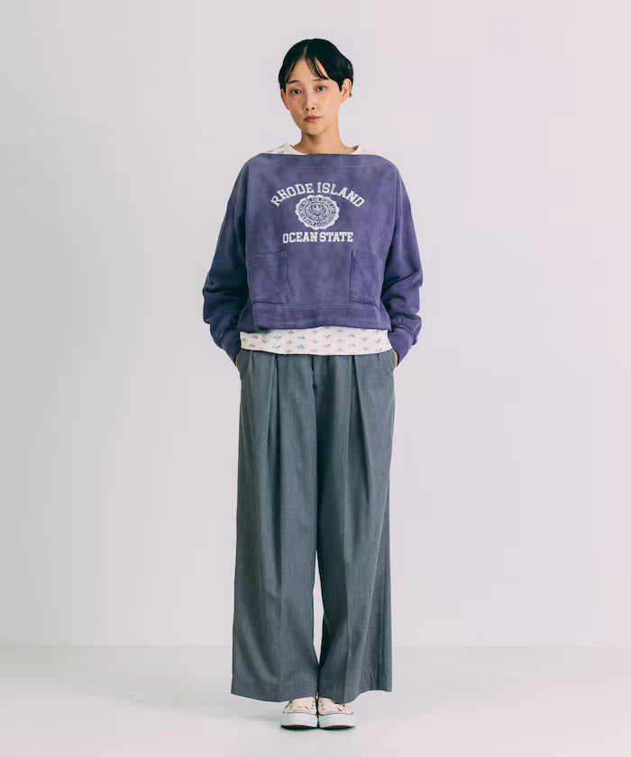Tuck Wide Slacks Pants