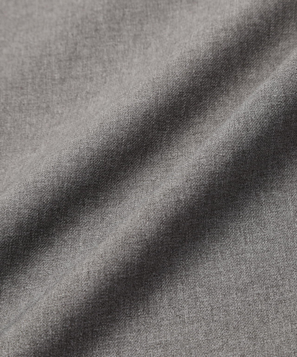 PE melange twill wide pants