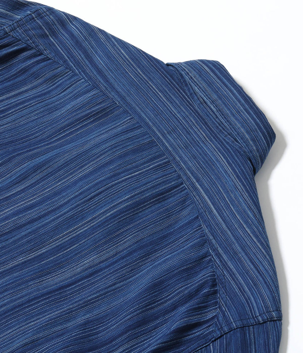 FICTION ROMANCE 5.5oz. INDIGO STRIPE WORK SHIRT
