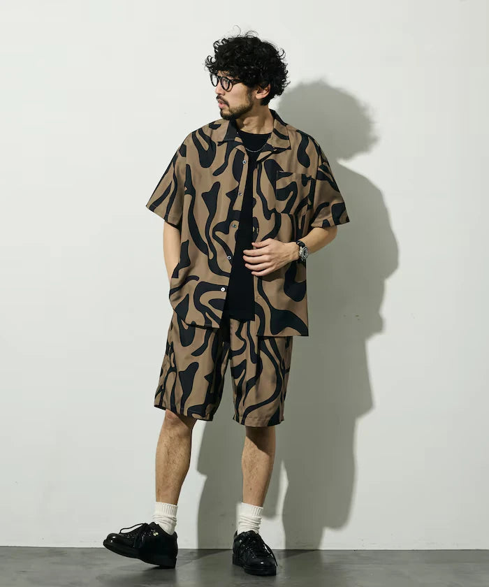 Pattern Easy Shorts / Allover Design Short Pants / Setup Compatible