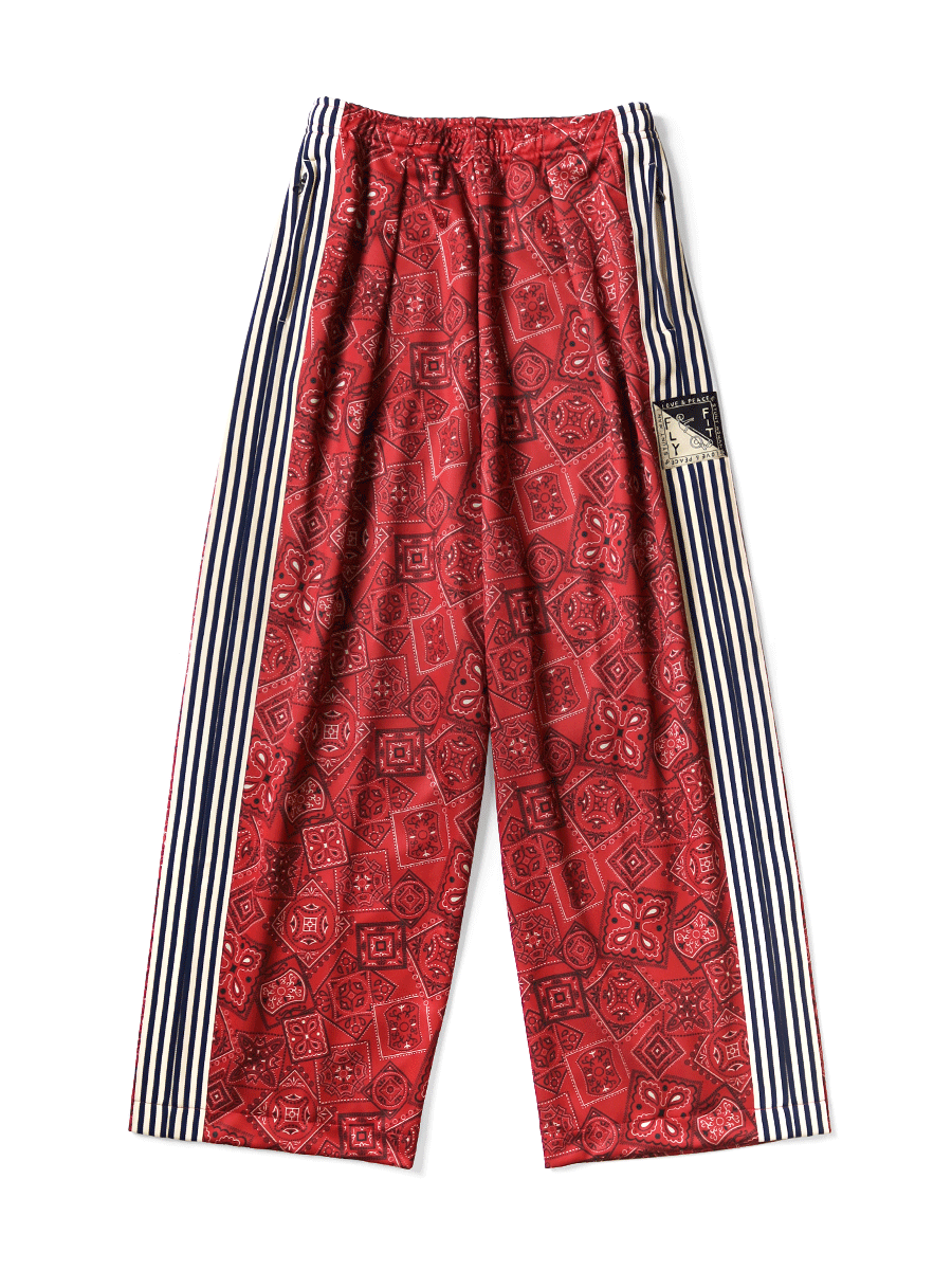 Smooth Jersey COOKIE Bandana Pattern Baggy Trouser...