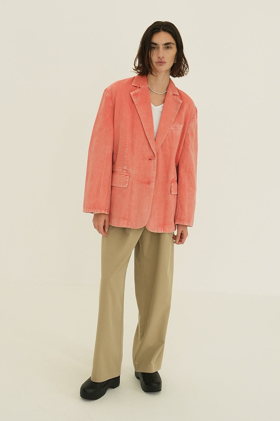 FADED COLOR TAILORED JACKET