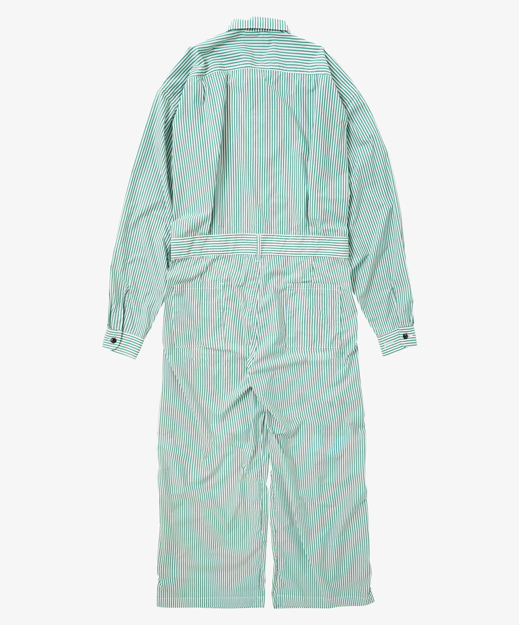 all-in-one green stripe size l
