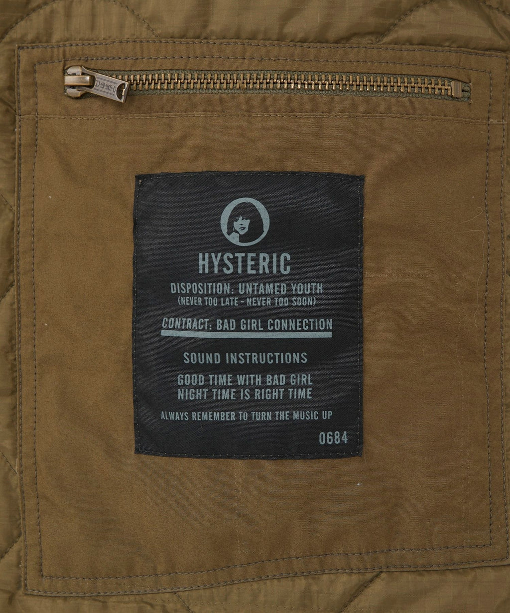 HYSTERIC REVOLUTION Quilted Vest