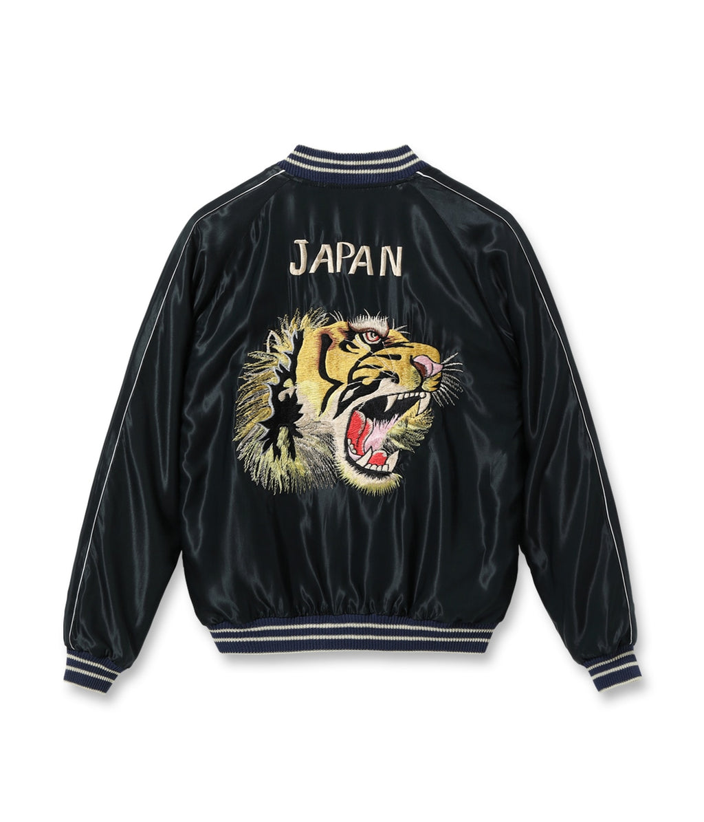Early 1950s Style Acetate Souvenir Jacket “RED EAGLE” × “TIGER HEAD”