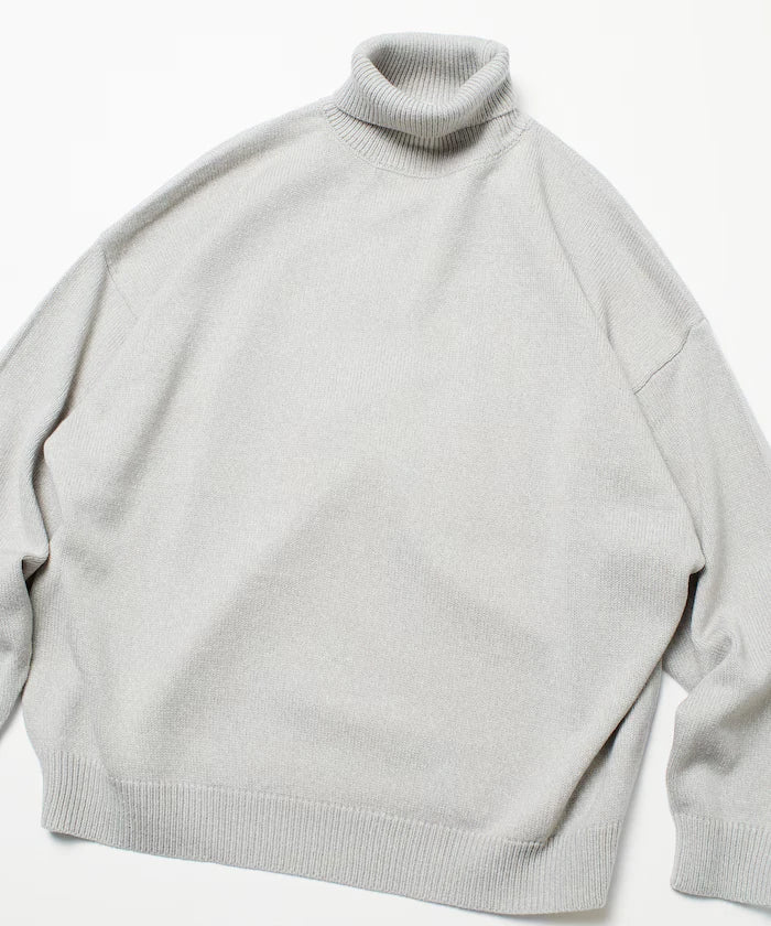 Relaxed Fit Easy Care Washable Turtleneck Knit