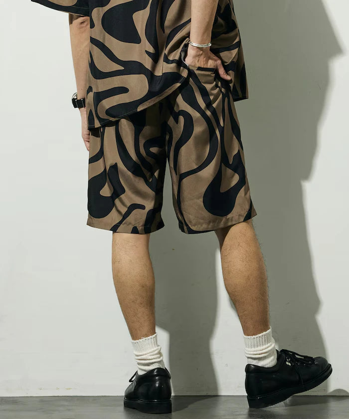 Pattern Easy Shorts / Allover Design Short Pants / Setup Compatible