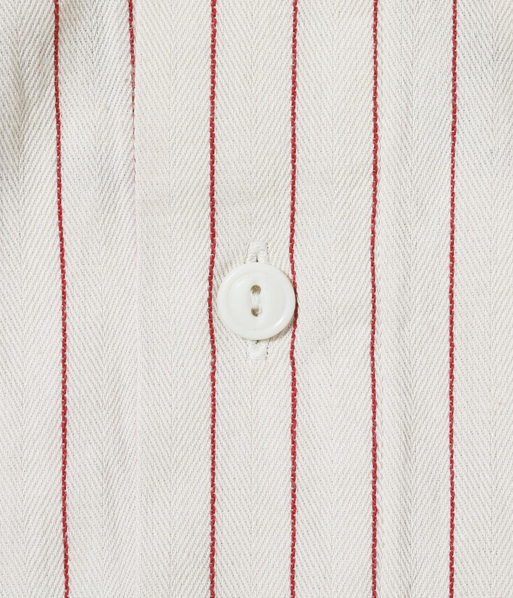 Coke Stripe Work Shirt With Embroidered