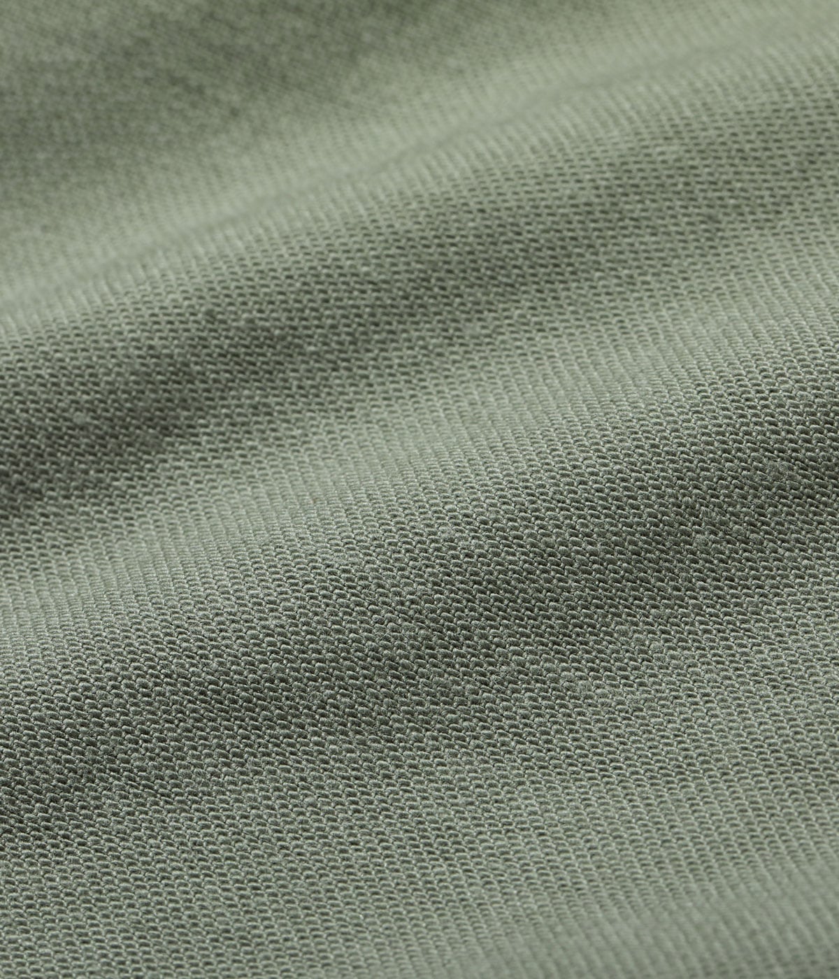 Shirt Man's Cotton Sateen Olive Green Shade107 "Demilitarized Zone"