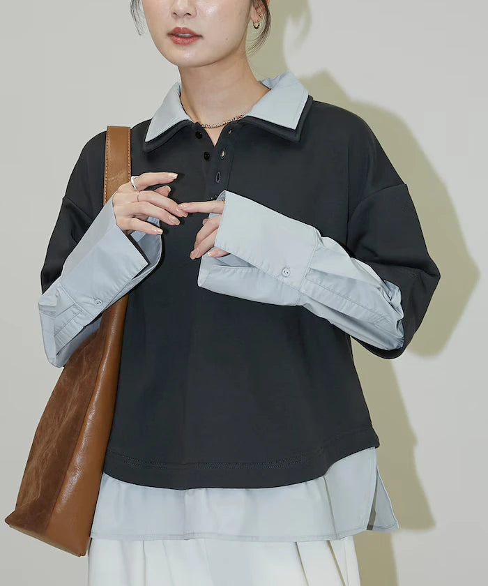 Shirt Layered Polo Top Limited Edition