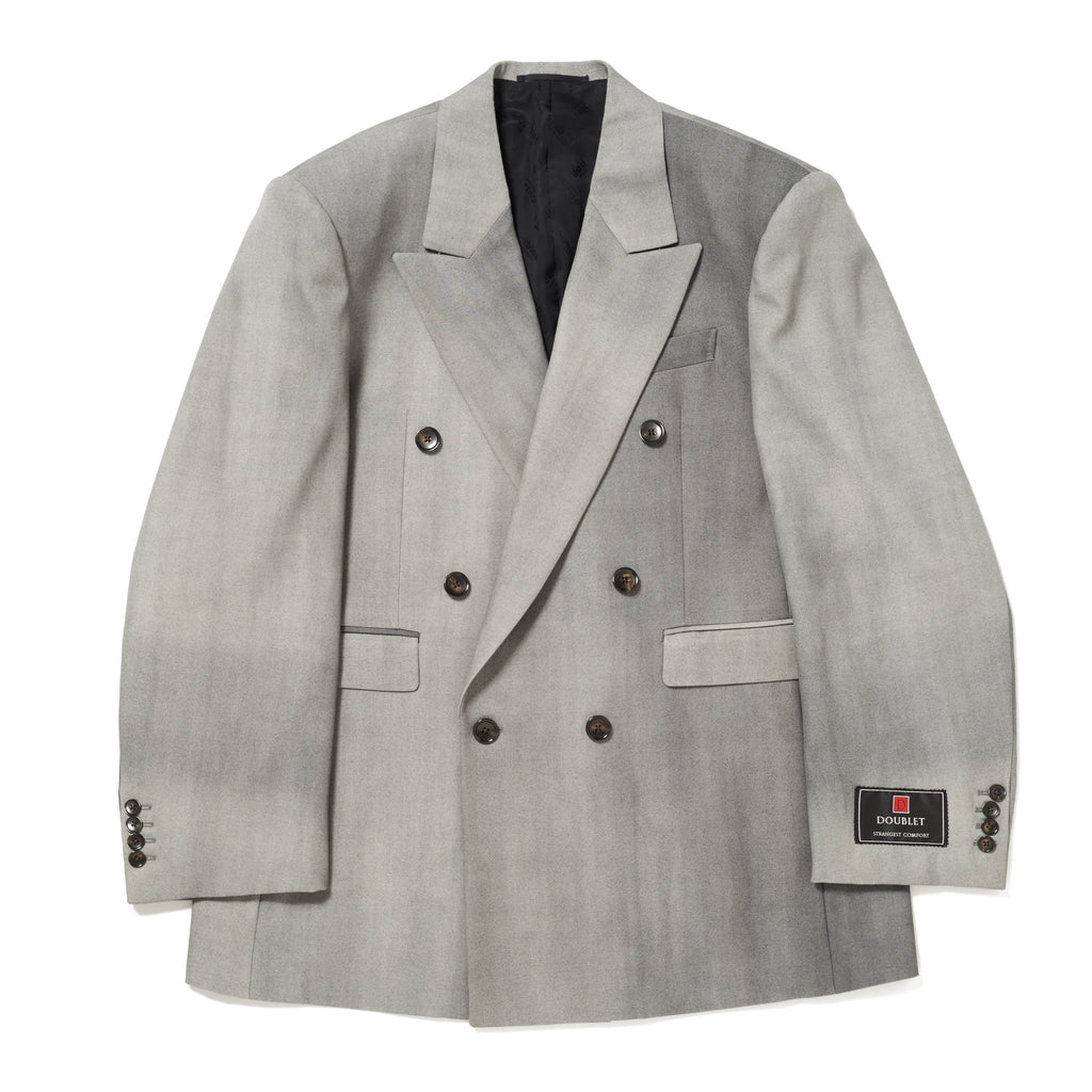 FADED SPRAY-DYE DOUBLE JACKET