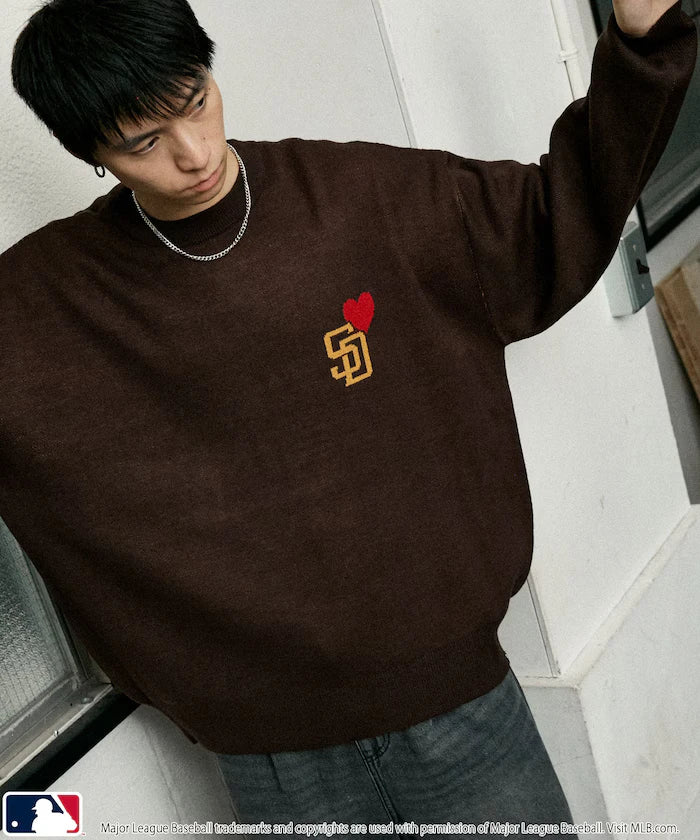 Custom HEART LOGO KNIT