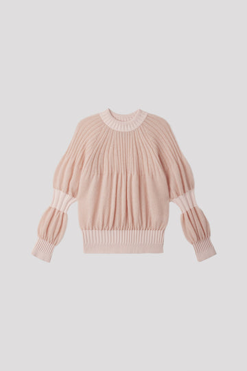 FLUTED MOHAIR TOP