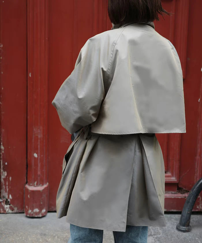 T/C Chambray Short Trench Coat
