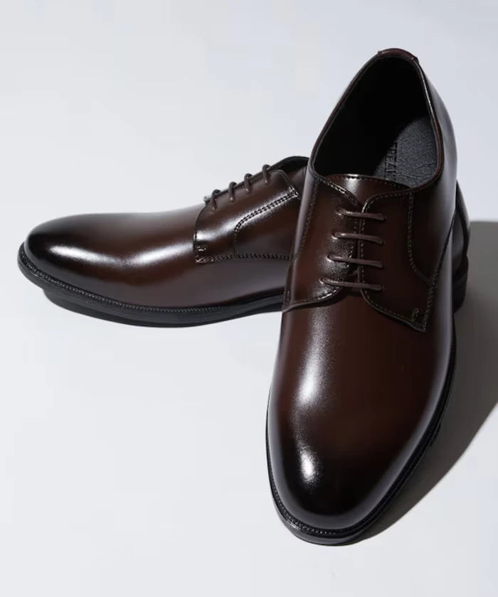 Plain-toe cow leather dress shoes [limited release]