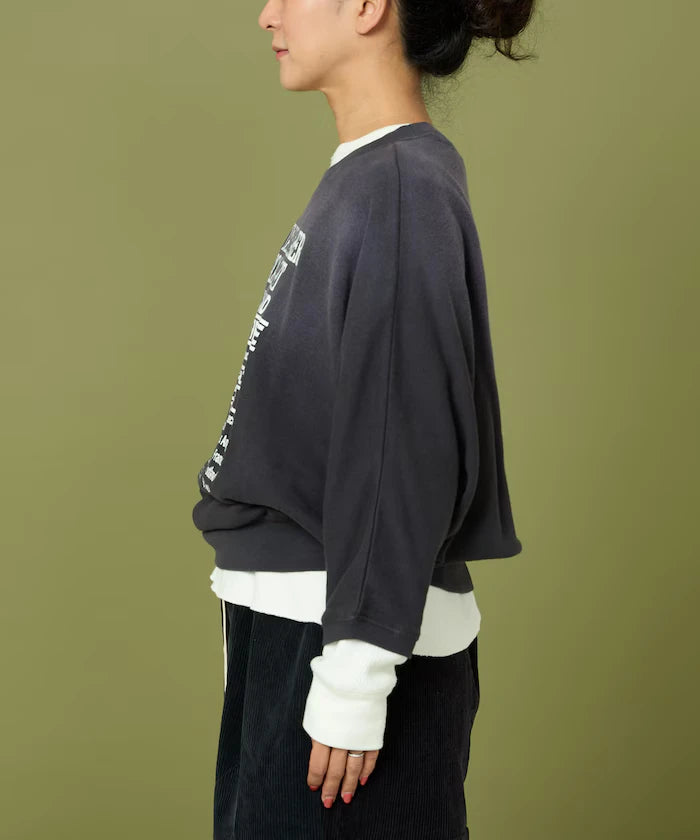Fade Print Dolman Sweat