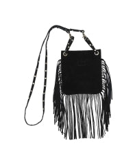 Logo Studs Fringe Mini Bag