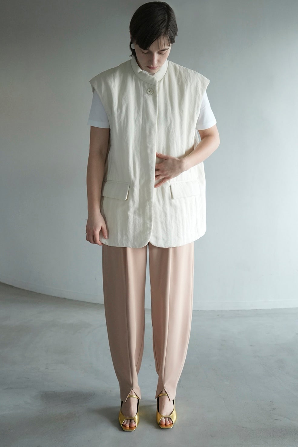 SLIT HEM BALLOON PANTS