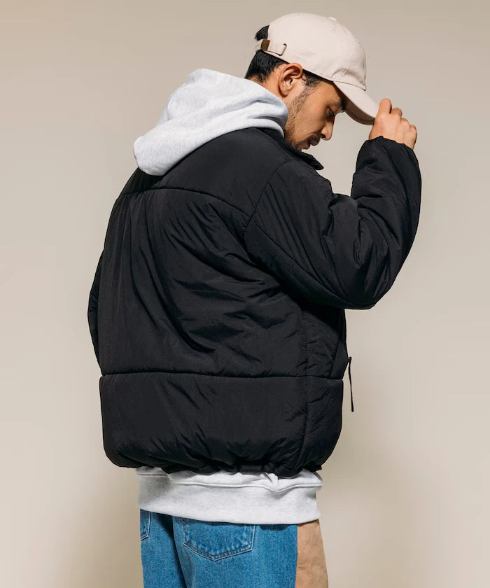 PRIMALOFT PUFF JACKET / Primaloft Stand Collar Puff Jacket / Insulated Blouson