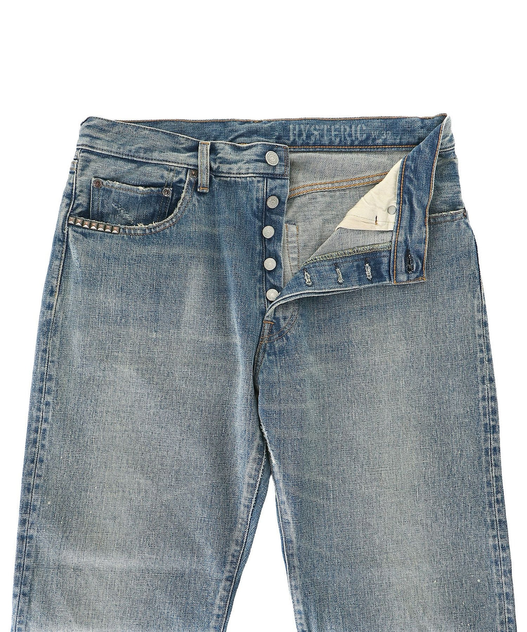 Straight Denim Pants