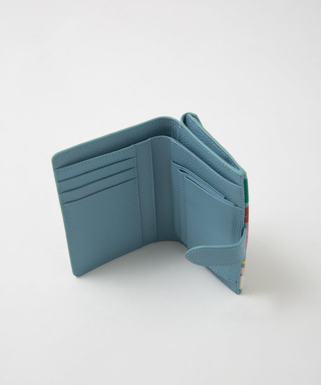 SHOGO SEKINE Collaboration Bi-fold Wallet Light Blue SFO-SKN#36