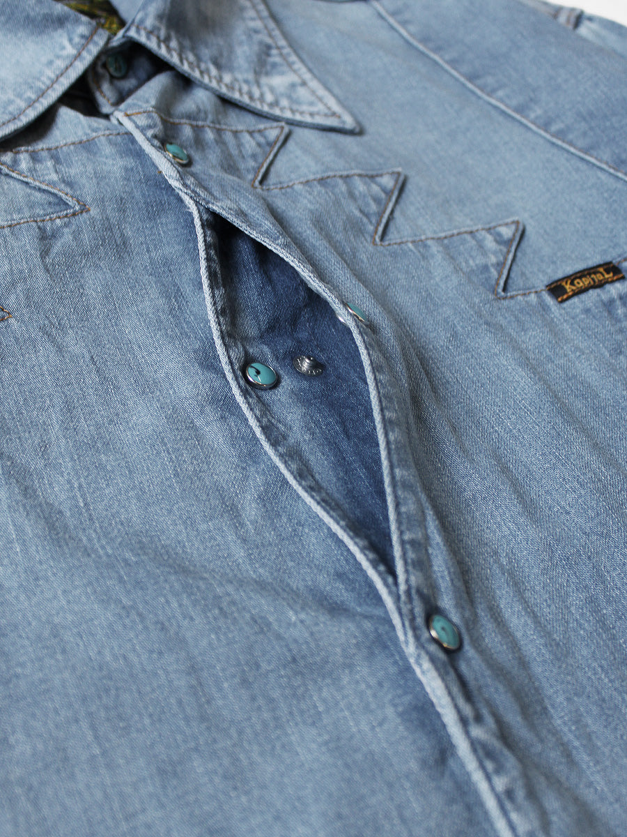 8oz Denim Thunderbird Husky Western Shark...