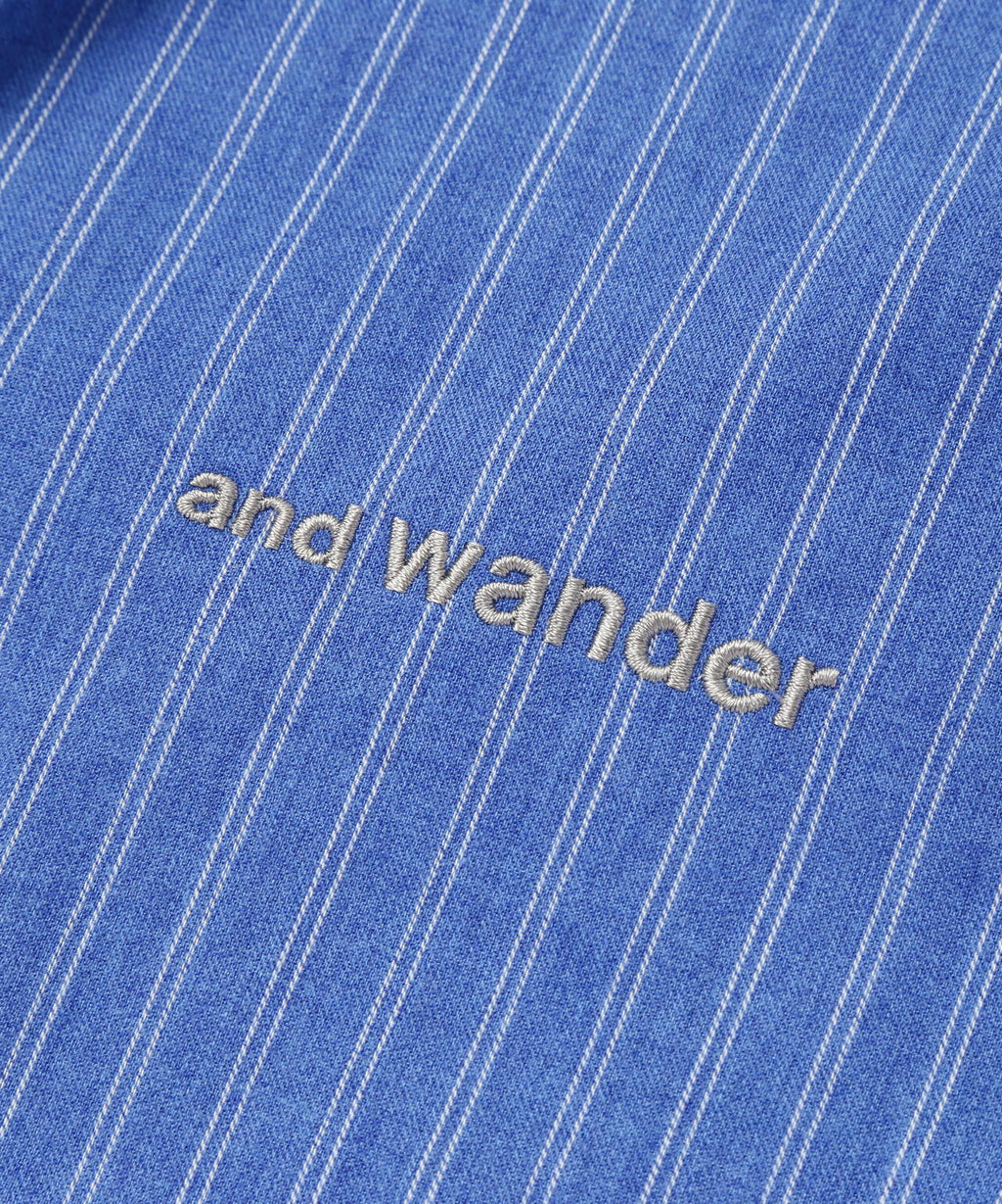 C/W stripe long shirt (W)
