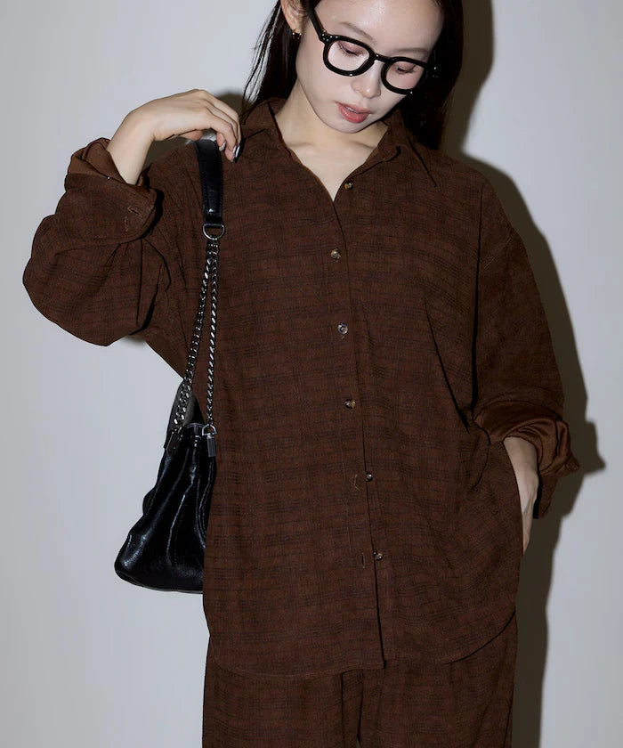 Big Silhouette Corduroy Shirt